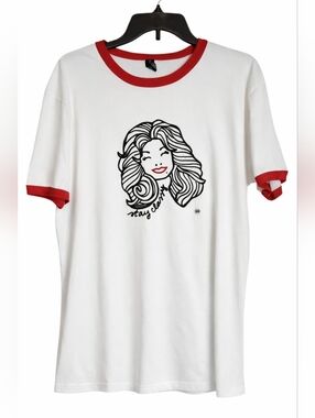 ANVIL Stay Classy Graphic Ringer Tee Lightweight Cotton - Size XL